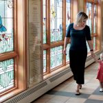 The Agrace Campus is decorated with beautiful stained glass and artwork representing the many cultures of residents in southern Wisconsin.