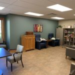 Hospice Memory Care Suites Dining and Lounge room