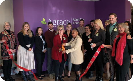 adult day center ribbon cutting