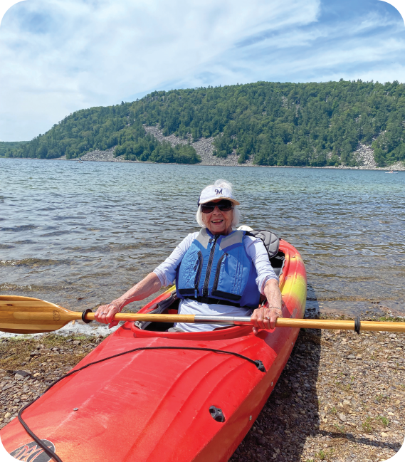 ellie kayaking