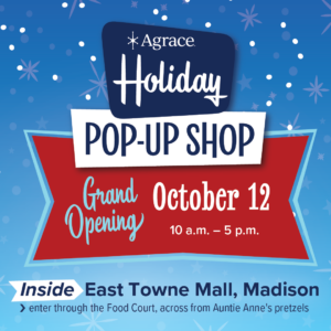 Agrace’s annual Holiday Pop-Up Shop returns this October