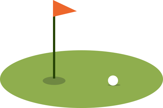 golf green illustration