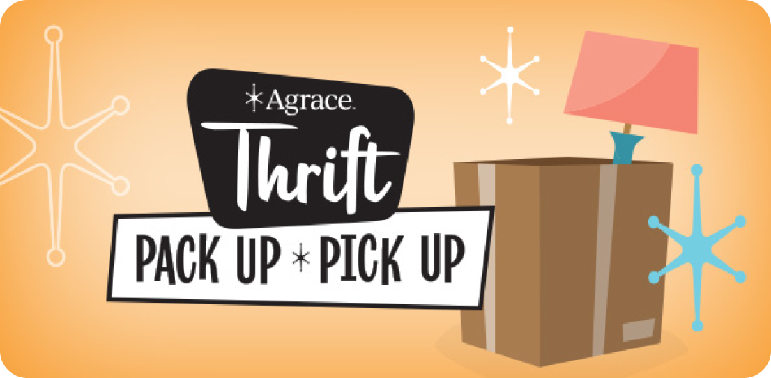 thrift pack up pick up graphic