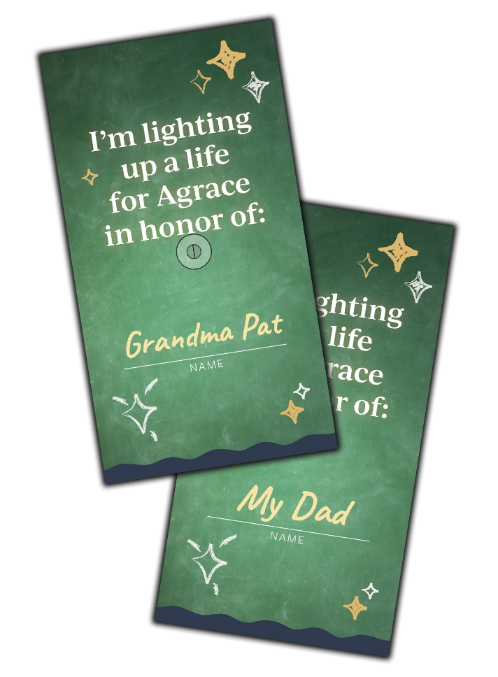 Light Up a Life tag examples
