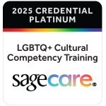 SAGEcare Formación en Competencia Cultural LGBTQ+, 2025 Platinum Credential