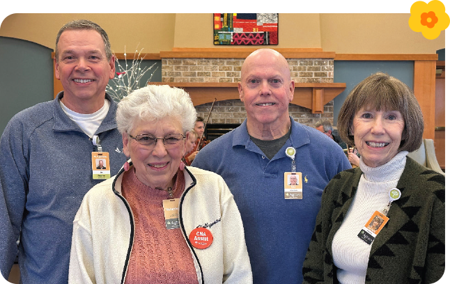 Agrace volunteers at concert for patients