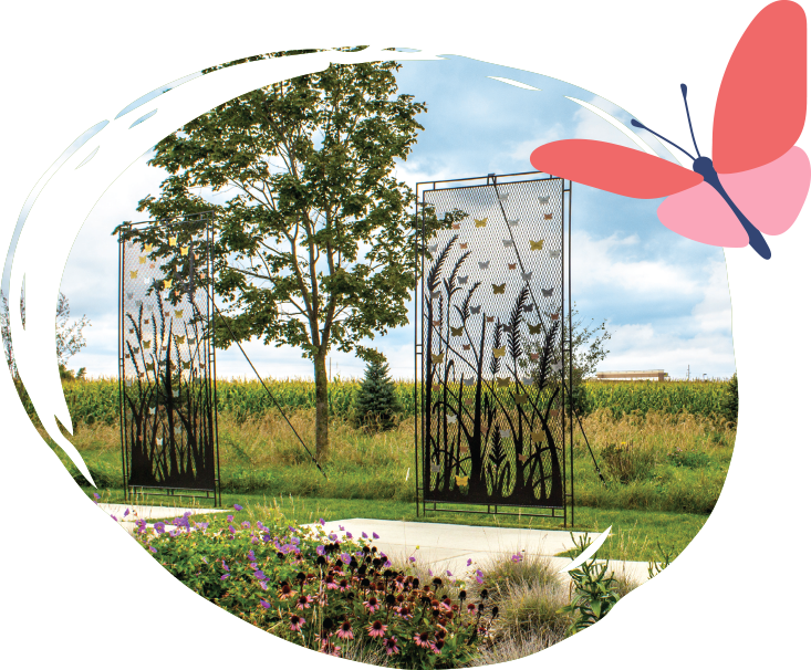 agrace janesville butterfly trellises